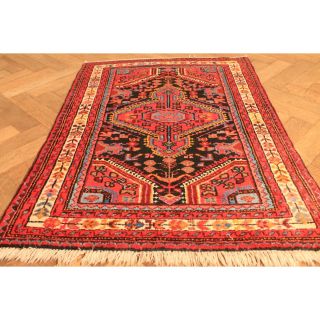 Schöner Alter Handgeknüpfter Orient Teppich Bachtia Carpet Old Rug 85x120cm Bild