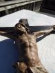 Christus Am Kreuz - 17.  Jahrhundert - Originalfassung Skulpturen & Kruzifixe Bild 3