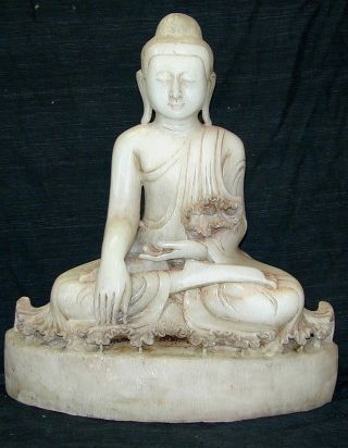Marmor Buddha Skulptur Image Tempel Buddhismus Meditation Dekor Figur,  Stein Bild