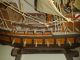 Segelschiff Segelboot Schiffmodell Standmodell Uralt Handarbeit Holz Maritime Dekoration Bild 7