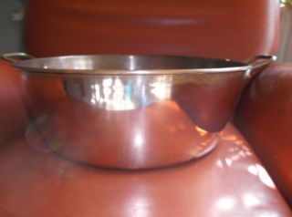 Große Schwere Kupferschüssel Marmeladenschüssel Waschschüssel 50cm B Bild