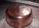 Große Schwere Kupferschüssel Marmeladenschüssel Waschschüssel 50cm B Kupfer Bild 1