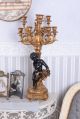 Venezianischer Kandelaber Antik Kerzenleuchter Kerzenständer Engel Vor 1900 Bild 4