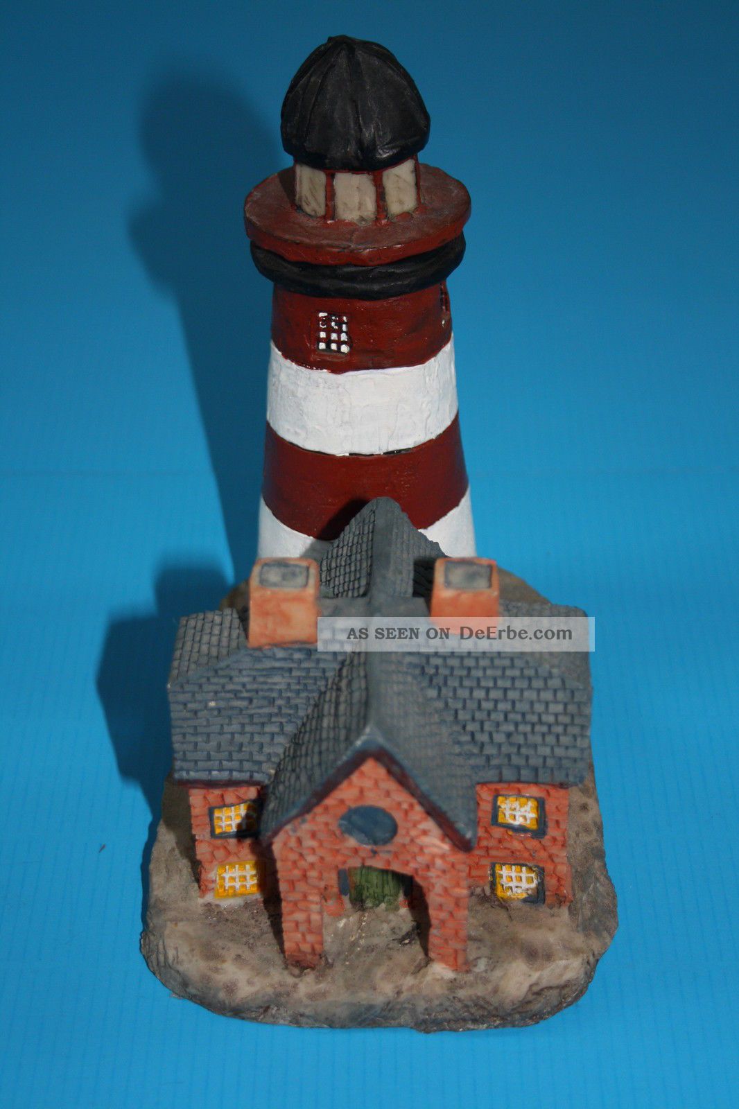 Leuchtturm Mit Haus Aus Kunststein, Deko, Ostsee, Nordsee - 16, 5 X 16