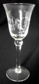Erbstück Große Karaffe Glas Geschliffen Mit 6 Passenden Gläsern Mängelfrei Kristall Bild 2
