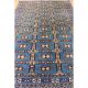 Feiner Blauer Orientteppich Buchara Jomut Handgeknüpft Rug 120x190cm Carpet Teppiche & Flachgewebe Bild 1