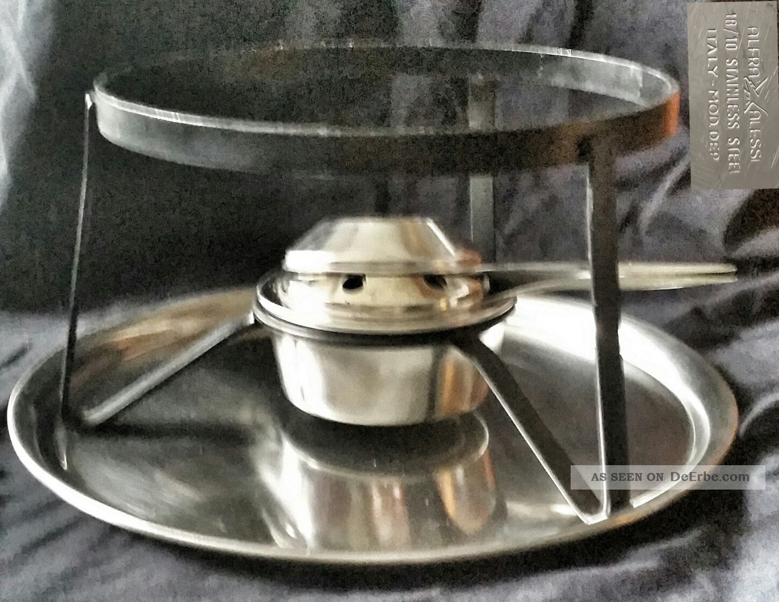 Alessi Fondue 500 130 Classic Alfra Mazzeri Vitale 1968 Fonduta