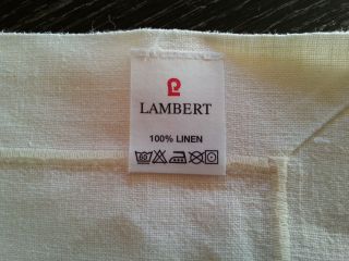 Lambert,  2 Servietten,  Platzdecken,  Deckchen,  Leinen,  Ca.  60 X 60 Cm Bild