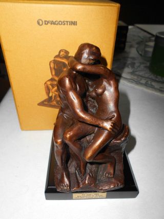 Rodin Der Kuss Nach Dem Von Rodin Bronze In Geschenkebox Bild