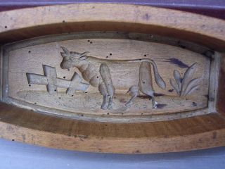 ,  Antikes Buttermodel Motiv Kuh Sehr Dekorativ, Bild