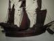 Historisches Modellschiff Segelschiff Holzschiff Schiffsmodell L - 46cm Maritime Dekoration Bild 9