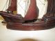 Historisches Modellschiff Segelschiff Holzschiff Schiffsmodell L - 46cm Maritime Dekoration Bild 1
