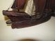 Historisches Modellschiff Segelschiff Holzschiff Schiffsmodell L - 46cm Maritime Dekoration Bild 5