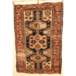 Antiker Sammler Teppich Handgeknüpfter Orientteppich Mossul Teppich 125x190cm Bild