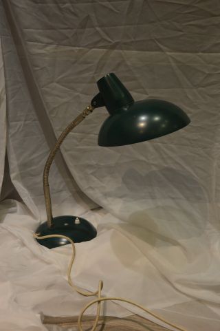 Sis Design Alte Schreibtischlampe Bauhaus Leuchte Schwanenhals Grau Bild