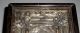 Ikone Heiligenbild Silberoklad ? In Geschlossenem Kasten,  Verglast Wurmlöcher Skulpturen & Kruzifixe Bild 2
