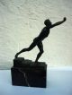Bronze Figur Sign.  Max Kruse Gladenbeck Siegesbote Marathon Läufer Skulptur 1890 1900-1949 Bild 4