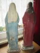 Maria Und Josef Heiligenfiguren Restaurierungsbedürftig Krippen & Krippenfiguren Bild 9