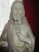 Maria Und Josef Heiligenfiguren Restaurierungsbedürftig Krippen & Krippenfiguren Bild 3