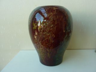 Vase Glas,  Farbig Gesprenkelt,  70iger Jahre,  Retro, Bild