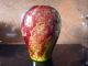 Vase Glas,  Farbig Gesprenkelt,  70iger Jahre,  Retro, Sammlerglas Bild 8