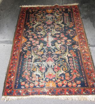 Antiker Persischer Teppich Perserteppich Carpet Sammlerstück. Bild