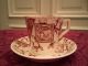 Bezauberndes Teeservice Um 1890 England 18 Teile Keramik Braun Beige Ridgways Nach Marke & Herkunft Bild 3