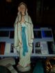 Das Wunder Von Lourdes,  Musikdose - Spieluhr,  Bradex Sammelteller,  Figur Madonna Mechanische Musik Bild 1