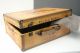 Koffer Holz Leder Bedruckt Fliegermotiv Antikoptik Foto Deko Design Antike Originale vor 1945 Bild 2