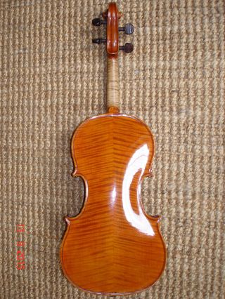 Alte Deutsche 4/4 Geige Violine Gebaut 1952 Von R.  Sandner Gut Erhalten,  Gepflegt Bild