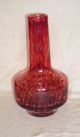 Vase Aus Glas Rot 70er Jahre 1970-1979 Bild 10