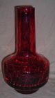 Vase Aus Glas Rot 70er Jahre 1970-1979 Bild 11