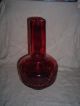 Vase Aus Glas Rot 70er Jahre 1970-1979 Bild 1