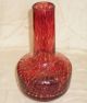 Vase Aus Glas Rot 70er Jahre 1970-1979 Bild 2