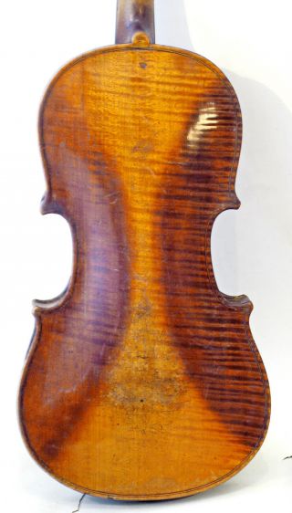 Seltene Antike 3/4 Geige Johann Meisel Neukirchen 1812 - Rare Antique 3/4 Violin Bild