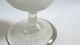 Vase Fußvase Kristallglas,  Teils Getrübt,  Email Emaille Malerei Sammlerglas Bild 3