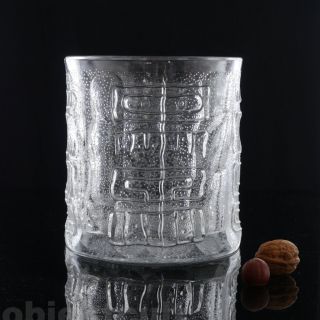 Spiegelau German Art Glass Zylinder Vase Kristallglas Schale 70er ⍐19cm 3,  4kg Bild
