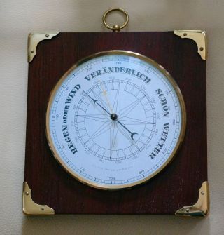 Altes Großes Maritimes Barometer Von Lm A Bordeaux Bild
