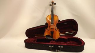 Violine Größe 1/4 Komplett Mit Bogen Und Etui Ideales Einsteigerinstrument Bild