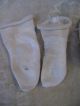 Alte Puppenkleidung Schuhe Vintage White Shoes White Socks 67 Cm Doll 8 Cm Original, gefertigt vor 1970 Bild 6