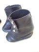 Alte Puppenkleidung Schuhe Vintage Black Boots Shoes Black Socks 55 Cm Doll 6 Cm Original, gefertigt vor 1970 Bild 1