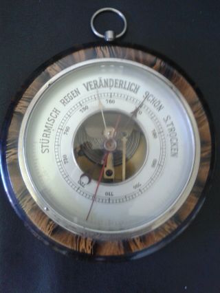 Altes Barometer Dosenbarometer Antik Bild