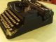 Alte Adler Koffer Schreibmaschine Modell 32 Typewriter - Deko - 1935 1936 Antike Bürotechnik Bild 1