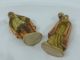Alte Krippenfiguren Heilige Drei Könige Holzschnitzerei Gröden Handbemalt Krippen & Krippenfiguren Bild 4