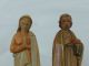 Alte Krippenfiguren Heilige Familie Holzschnitzerei Gröden Handbemalt Krippen & Krippenfiguren Bild 3
