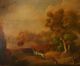 Jagdgemälde Öl Auf Kupfertafel Um 1780 Gemälde 1700-1799 Bild 5