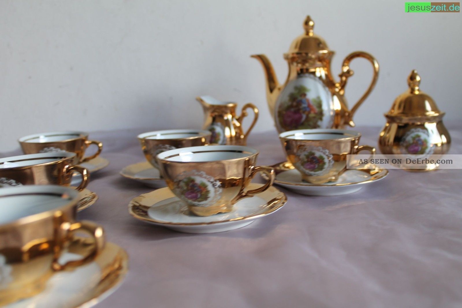 Mokkaservice Bavaria 24 Karat Gold Wert Mokkaservice 6 Personen 24 Karat Gold Handarbeit Bavaria Tirschenreuth