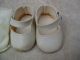 Alte Puppenkleidung Schuhe Vintage White Shoes White Socks 45 Cm Doll 5 1/2 Cm Original, gefertigt vor 1970 Bild 2