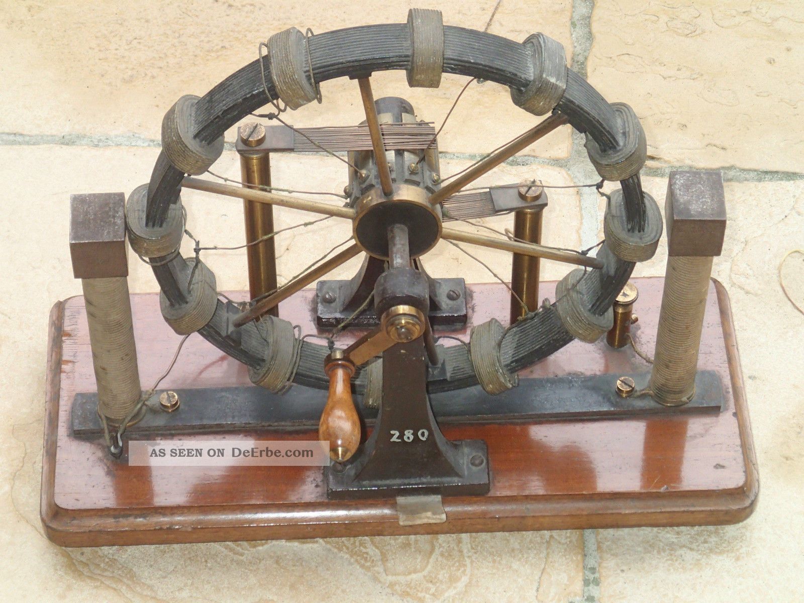 Alter Generator Trafo Inductor Influenzmaschine Museal Steflitschek Wien Wissenschaftliche Instrumente Bild