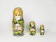 3 Babuschka Matruschka 1960 Vintage Steckpuppe Ostern Easter Doll Tresor Signed Puppen & Zubehör Bild 1